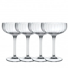 Villeroy & Boch Rose Garden Glas Sektschale Set 4-tlg. 0,12 L