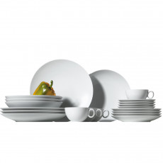 Thomas Loft Weiß Kombi-Set 4 Personen mit Teetasse / Cappuccinotasse 20-tlg.