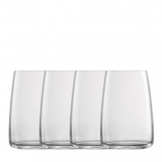 Zwiesel Glas Vivid Senses Universalbecher Glas Set 4-tlg. 0,5 L