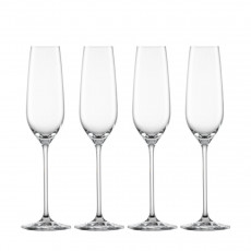 Schott Zwiesel Fortissimo Sektglas mit Moussierpunkt Set 4-tlg. 0,24 L
