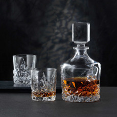 Nachtmann Sculpture Whisky-Set Glas 3-tlg. 