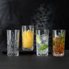 Nachtmann Sculpture Longdrink Glas Set 4-tlg. 0,42 L