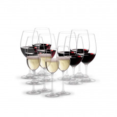 Riedel Ouverture Ouverture Glas Set 12-tlg. 'Kauf 12 Zahl 9' 4x Rotwein + 4x Weißwein + 4x Champagnerglas
