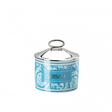 Rosenthal Versace Barocco Teal Duftkerze klein 2-tlg.