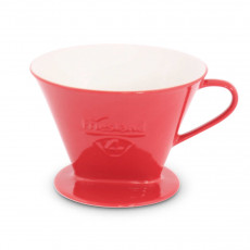 Friesland Kaffee - Kannen und Filter Kaffeefilter rot 1x4 / 1-Loch Ausführung