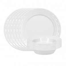 KPM Kurland Weiß Tafel-Set 12-tlg.