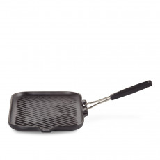 Le Creuset Grillpfannen und -platten Steakgrillplatte rechteckig Schwarz 36 cm
