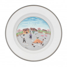 Villeroy & Boch Design Naif Suppenteller Hühnerhof 21 cm