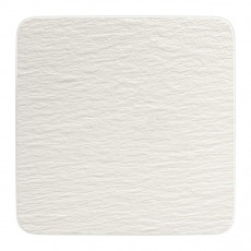 Villeroy & Boch Manufacture Rock blanc Servierplatte / Gourmetteller quadratisch 32,5x32,5x1,5 cm