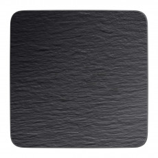 Villeroy & Boch Manufacture Rock Servierplatte / Gourmetteller quadratisch 32,5x32,5x1,5 cm