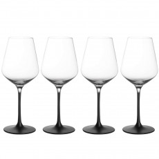 Villeroy & Boch Manufacture Rock Weißweinkelch Glas Set 4-tlg. 0,12 L