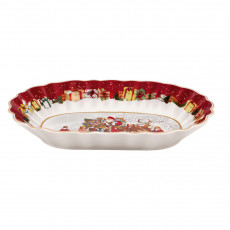 Villeroy & Boch Toy's Fantasy Schale oval groß - Santa und Kinder 30,5 cm