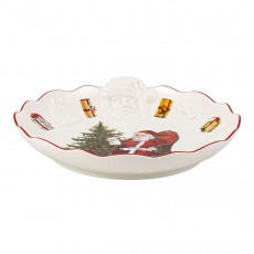 Villeroy & Boch Toy's Fantasy Schale mit Santa Relief - Wunschzettel 25 cm