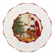 Villeroy & Boch Toy's Fantasy Gebäckteller groß - Santa bringt Geschenke 43 cm