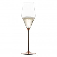 Eisch Kaya Kupfer Champagnerglas mit Moussierpunkt h: 246 mm / 260 ml