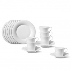 KPM Berlin Weiß Frühstücks-Set 18-tlg.