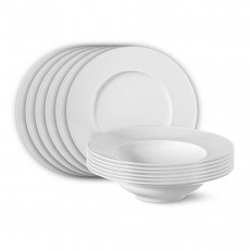 KPM Urania Weiß Tafel-Set 12-tlg.