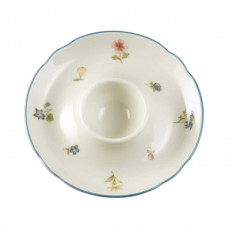 Seltmann Weiden Marie-Luise Streublume Eierbecher m. Ablage 12,5 cm Durchmesser