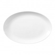 Seltmann Weiden Lido Weiß Platte oval 28x19 cm