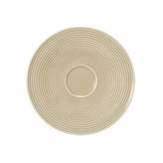 Seltmann Weiden Beat Sandbeige Kombi-Untertasse groß 16,5 cm