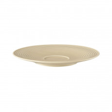 Seltmann Weiden Beat Sandbeige Kombi-Untertasse groß 16,5 cm