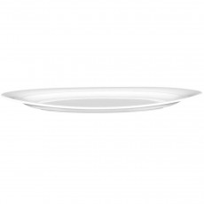 Seltmann Weiden Trio Weiß Servierplatte oval 35x27 cm