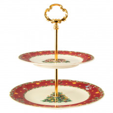 Seltmann Weiden Marie-Luise Weihnachtsnostalgie Etagere 2-tlg.