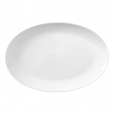 Seltmann Weiden Lido Weiß Servierplatte oval 31,5x21 cm
