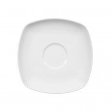 Seltmann Weiden Lido Weiß Kombiuntertasse eckig 14,5 cm