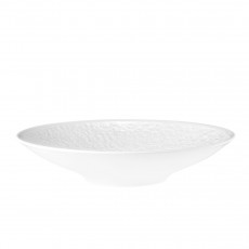 Seltmann Weiden Nori-Home Weiß Suppenteller / Coupschale Vollrelief 26 cm