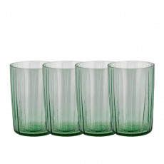 Bitz Kusintha - Glas green Wasserglas Set 4-tlg. 0,28 L