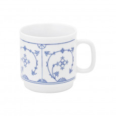 Kahla Blau Saks - Indisch Blau - Stohblumenmuster Kaffeebecher 0,30 L
