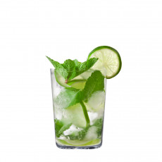Eisch Secco Flavoured Cocktail Gläser mit grünen Trinkhalmen im Geschenkkarton Set 9-tlg.