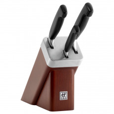 Zwilling Vier Sterne Messerblock braun selbstschärfend Set 4-tlg.