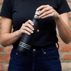 Le Creuset Trinkflasche Schwarz matt 0,5 L