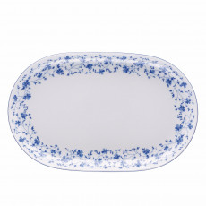 Rosenthal Form 1382 Blaublüten Platte oval 32 cm