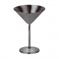 Sambonet Paderno Bar Utensils - Edelstahl / PVD Schwarz Martinischale / Cocktailschale h: 16,5 cm / 200 ml