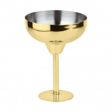 Sambonet Paderno Bar Utensils - Edelstahl / PVD Gold Margarita Cocktailschale h: 14 cm / 220 ml