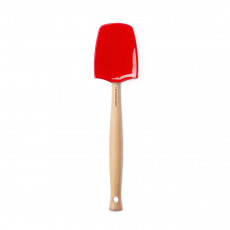Le Creuset Küchenhelfer aus Silikon Grosser Kochlöffel Craft Kirschrot 28 cm