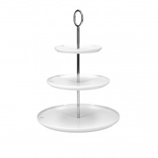 KPM LAB Weiß Teller-Etagere dreistufig