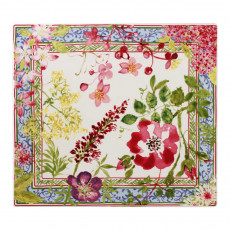 Gien 'Millefleurs' Platte recheckig 29,5 x 26,5 cm