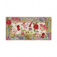 Gien 'Millefleurs' Platte rechteckig klein 19,3 x 10 cm