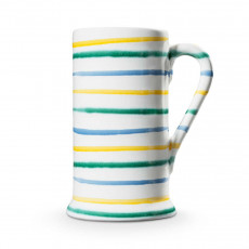 Gmundner Keramik Buntgeflammt Bierkrug Form-A Klein 0,3 L / h: 14 cm