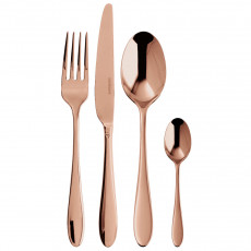 Sambonet Velvet - Edelstahl / PVD Kupfer Besteckset 24-tlg.