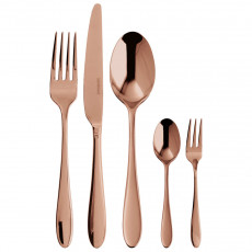 Sambonet Velvet - Edelstahl / PVD Kupfer Besteckset 30-tlg.