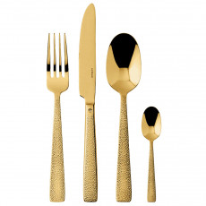 Sambonet Siena - Edelstahl / PVD Gold Besteckset 24-tlg.