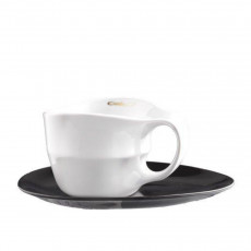 Luigi Colani Porzellan Ab ovo Black & White Jumbotasse 2-tlg. 0,40 L