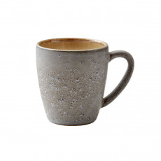 Bitz Gastro grey / cream Becher mit Henkel klein 0,19 L / h: 8 cm