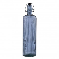 Bitz Kusintha - Glas blue Wasserflasche 1,20 L