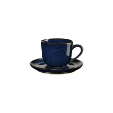 ASA Saisons Midnight Blue Espressotasse mit Untertasse 0,09 L 